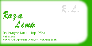 roza limp business card