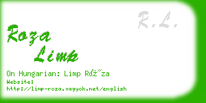 roza limp business card
